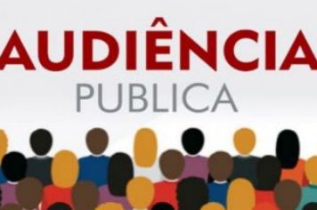 Aviso de Audiência Pública – Plano Plurianual 