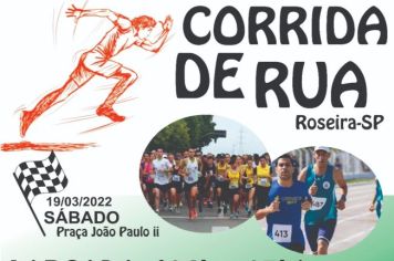 Secretaria de Esportes abre inscrição para Corrida de Rua no Aniversário de Roseira
