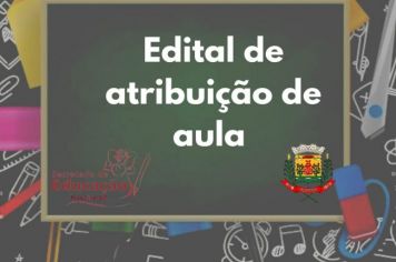 Edital nº 10/2021 - Atribuição de  classes e aula.