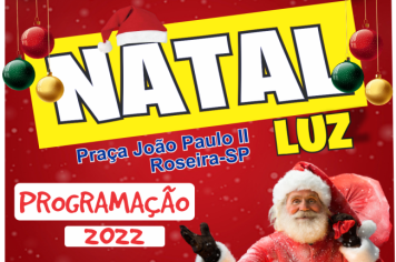 Programação do Natal Luz 2022