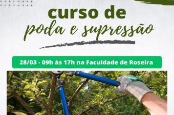 CURSO DE PODA E SUPRESSÃO DE ÁRVORES