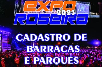 Cadastramento das pessoas interessadas em colocar barracas na Expo Roseira