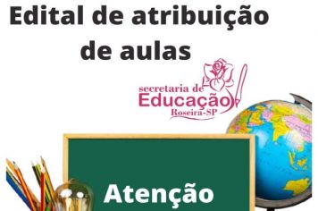 Edital nº 15/2021 - Atribuição de  classes e aula.