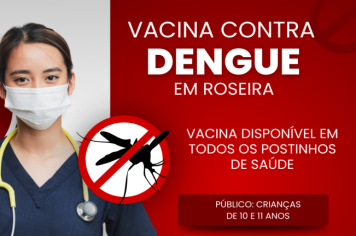 Vacinação contra a Dengue em Roseira