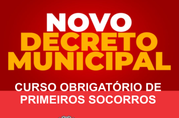 Prefeito Fernando decreta obrigatoriedade de capacitação dos primeiros socorros nas escolas