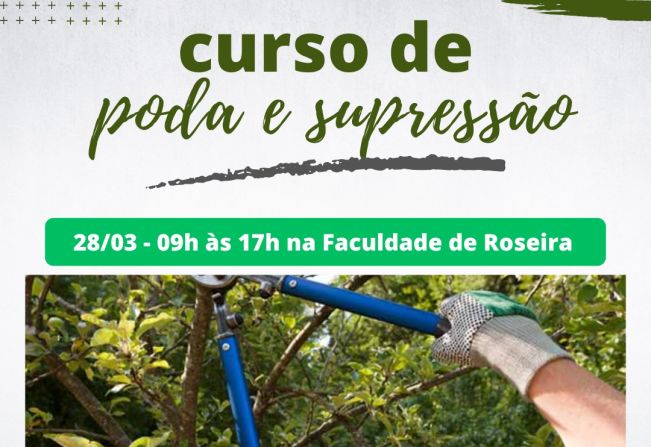 CURSO DE PODA E SUPRESSÃO DE ÁRVORES