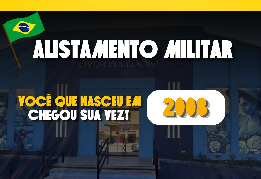 ATENÇÃO, JOVENS DE ROSEIRA! CHEGOU A HORA DO ALISTAMENTO MILITAR