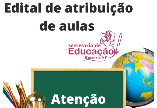 Edital nº 15/2021 - Atribuição de  classes e aula.