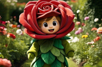 Flor do Vale é o nome escolhido para a mascote de Roseira